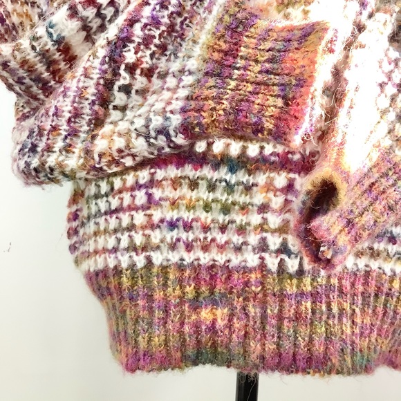 VINTAGE Rainbow Knit Unisex Sweater - Picture 13 of 16
